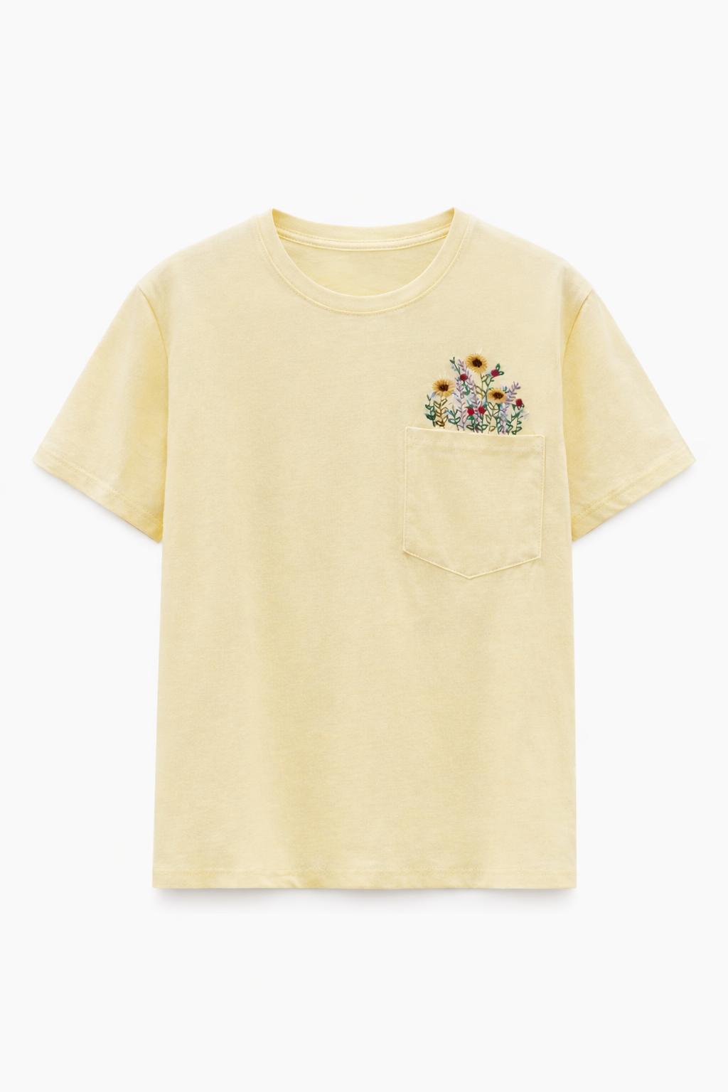 T-shirt “FLOWER POCKET “ - Trendy G68106